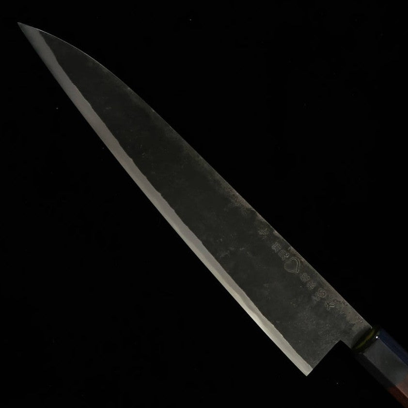 Takeda Hamono, forge artisanale de Bitchū, lame Sasano, acier Hitachi Aogami Super (240mm)