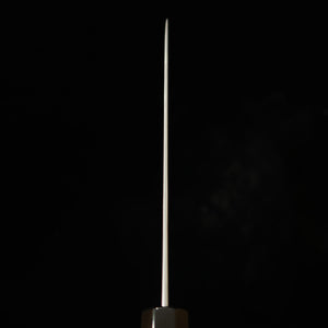 二唐刃物鍛錬所NIGARA 暗紋 牛刀 SG2 ダマスカス カーボンファイバーハンドル（210mm）