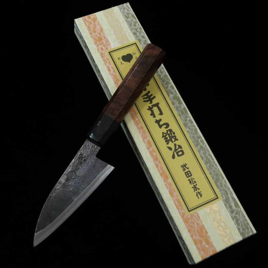 Takeda Cutelaria TAKEDA - Forjado à mão Bitchu Ko-Deba Aço Hitachi Aogami Super (90~110mm)