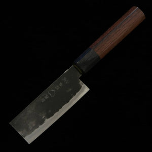 Takeda Cutelaria TAKEDA Bitchū Forjado à Mão Nakiri (Pequena) Aço Hitachi Aogami Super (90~100mm)