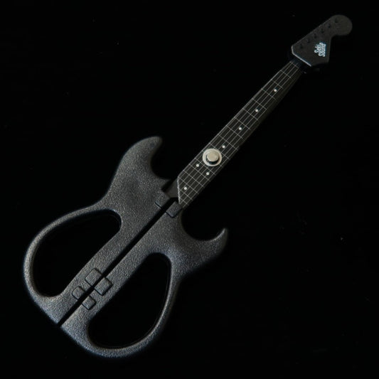 Nikken Cutlery Guitar Scissors with Stand, Black