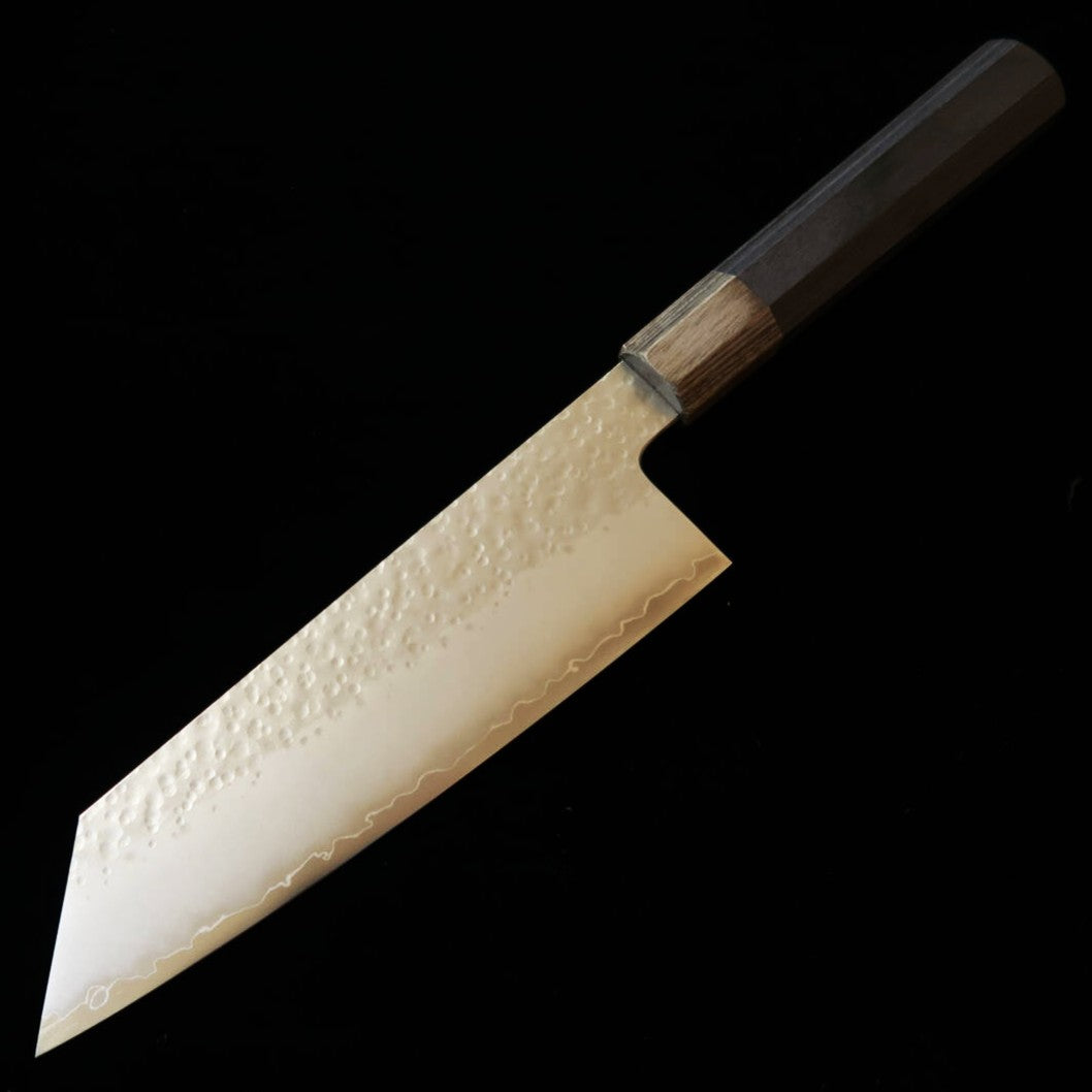 HADO Shiosai VG10 Hammered Black Plywood Handle Bunka (180mm)