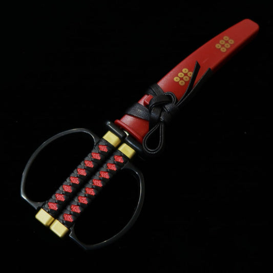 Nikken Cutlery Japanese Sword Scissors with Stand, Sanada Yukimura
