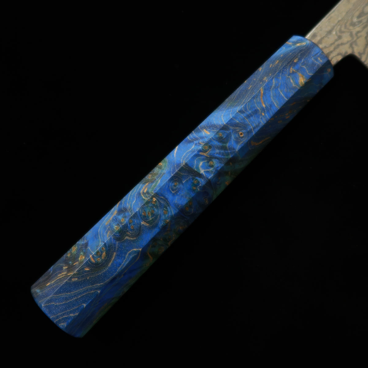 三浦佩MIURA Obidama ペティ 銀紙三号 ダマスカス スタビライズウッド（150mm）