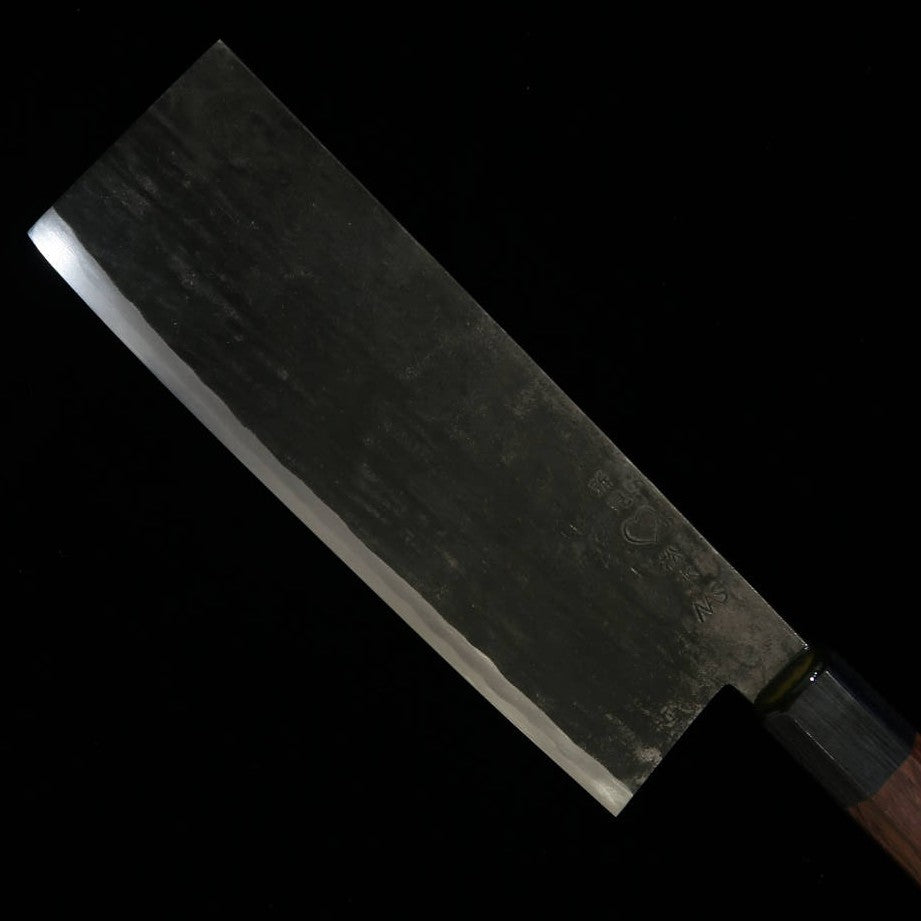 Takeda Hamono TAKEDA forja manual Bitchū Nakiri (grande) acero Hitachi Aogami Super (150–180 mm)