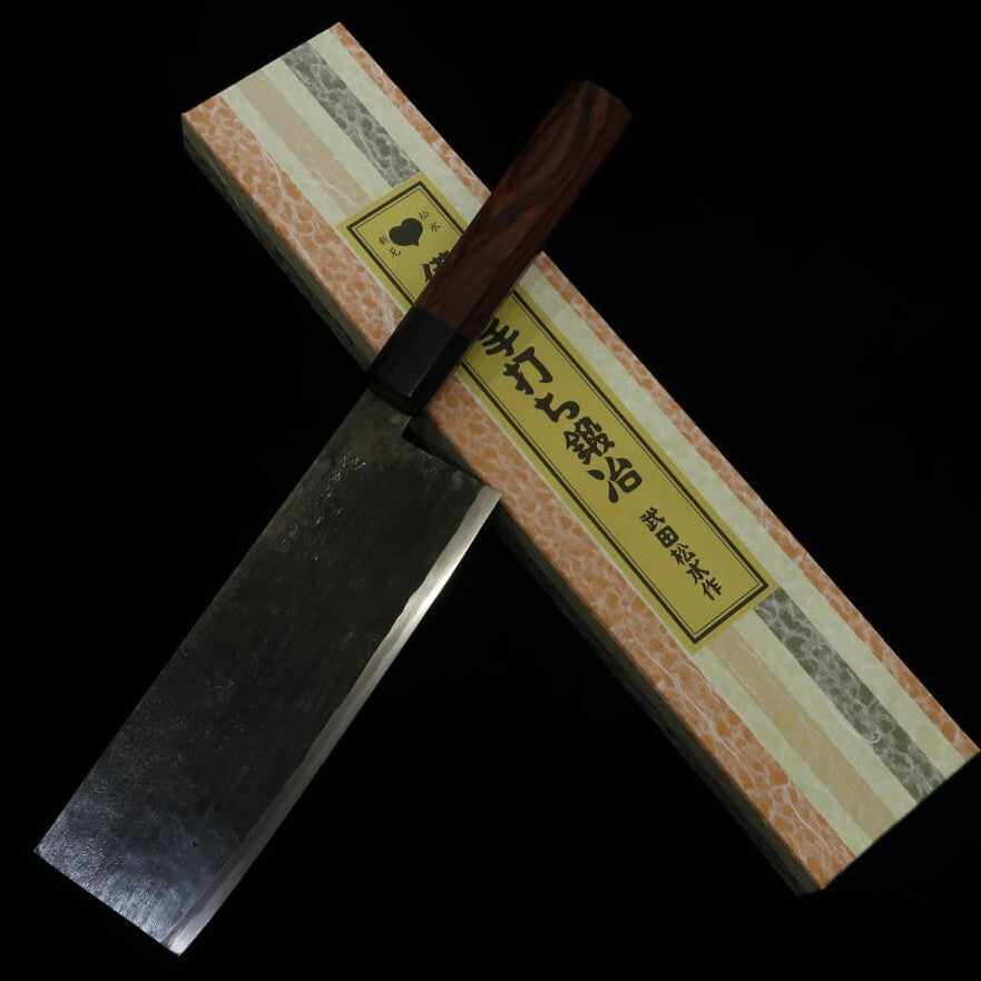 Takeda Hamono TAKEDA forja manual Bitchū Nakiri (grande) acero Hitachi Aogami Super (150–180 mm)