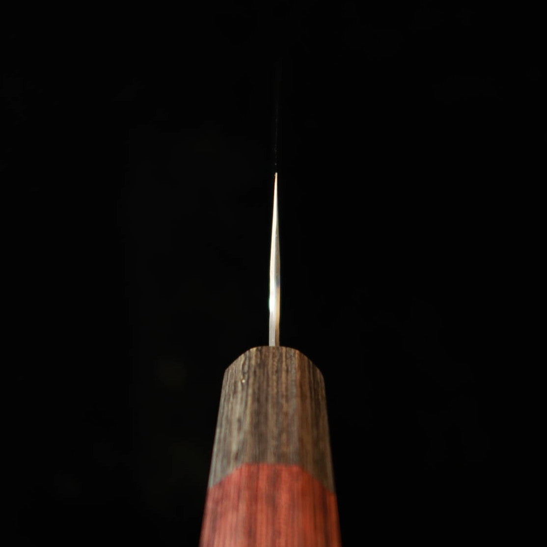 HADO Shiosai VG10 Hammered Gray Mahogany Handle Gyuto Knife (210mm)