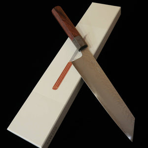 HADO Shiosai VG10 Hammered Gray Mahogany Handle Gyuto Knife (210mm)
