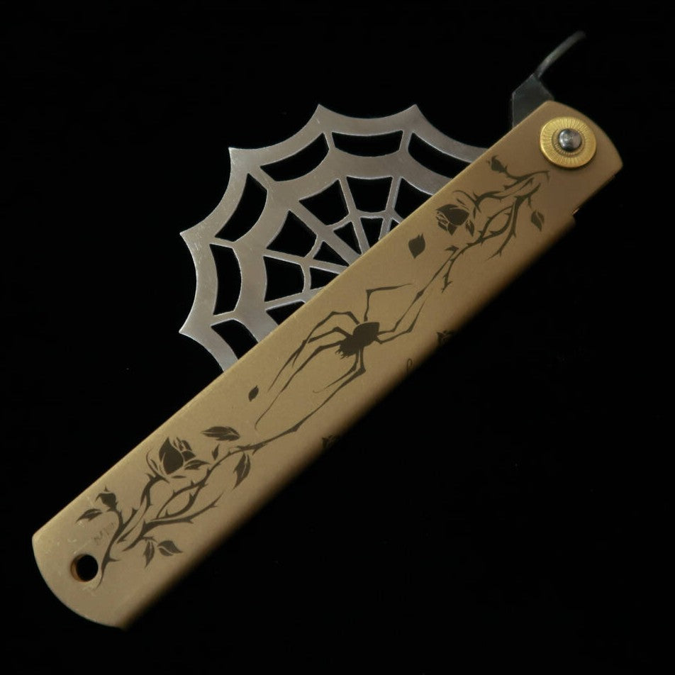 Cuchillo plegable HIGONOKAMI Araña Aogami (120mm)