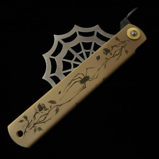 KANEKOMA Higonokami Aranea Aço Azul (120mm)