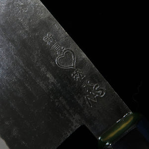 Takeda 武田刃物 forja manual Bitchu, cuchillo bunka multiusos, acero Hitachi Aogami Super (150–180 mm)