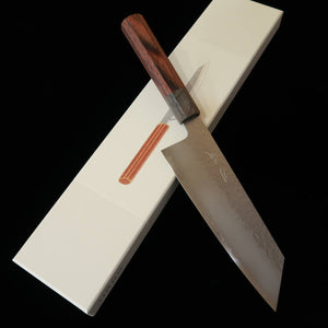 HADO Shiosai VG10 Hammered Ash Mahogany Handle Bunka (180mm)