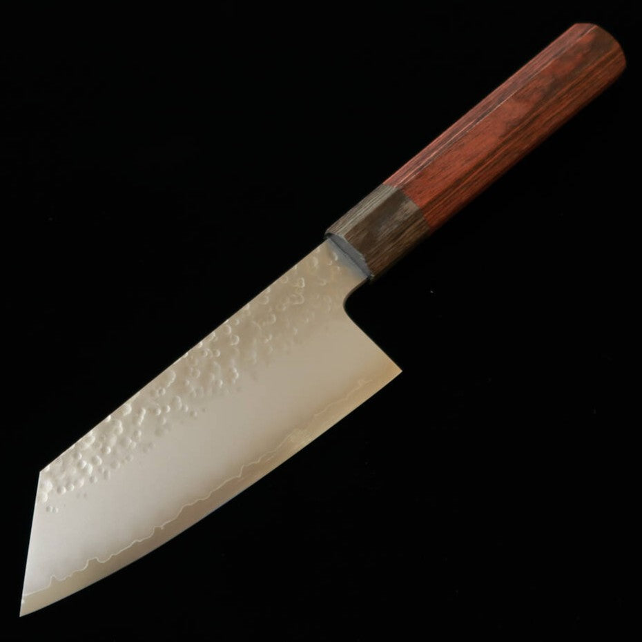 HADO Shiosai VG10 Hammered Ash Mahogany Handle Ko-Bunka (135mm)