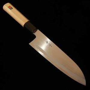 KAGEKIYO`s Utage, Santoku, Yasugi Steel with Buffalo Half-Round Handle (180mm)