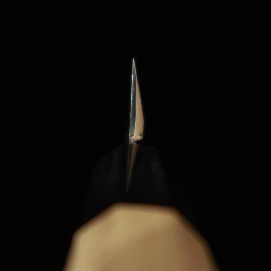 Miura Yanagiba, Ginsan, Left-Handed, Kasumi, with a Water Buffalo horn and Magnolia Wood Octagonal Handle (210-270mm)