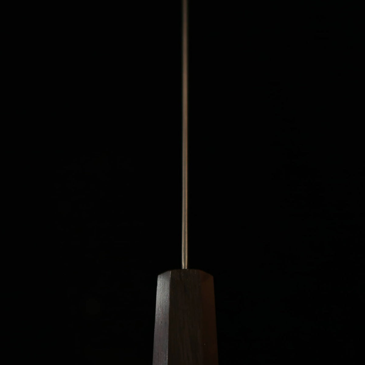 HATSUKOKORO – Kiritsuke gyuto, acier Gin-3 damas, manche monobloc en ébène (210 mm)
