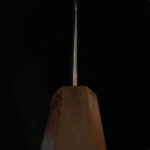 HATSUKOKORO – Kiritsuke gyuto, acier Gin-3 damas, manche monobloc en ébène (210 mm)
