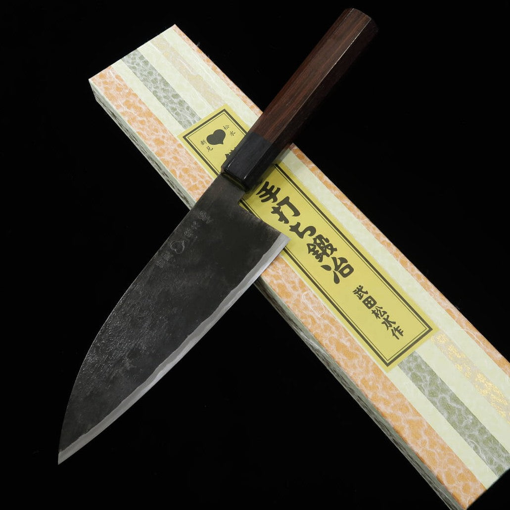 TAKEDA Forgeron de Bitchū, Funayuki, acier Hitachi Aogami Super (150-180mm)