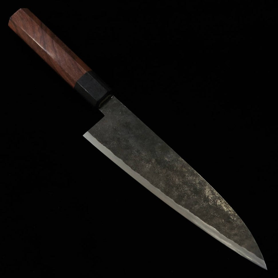 TAKEDA Takeda Hamono, forja manual Bitchū, «Sasa no Ha» (pequeño), acero Hitachi Aogami Super (180 mm)
