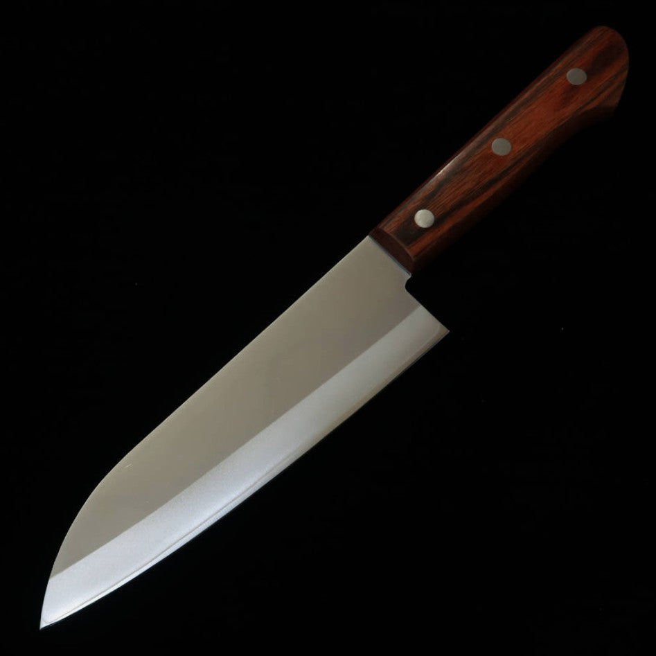Miura MIURA Santoku VG1 DP Gold Sans mitre Manche en acajou (170 mm)