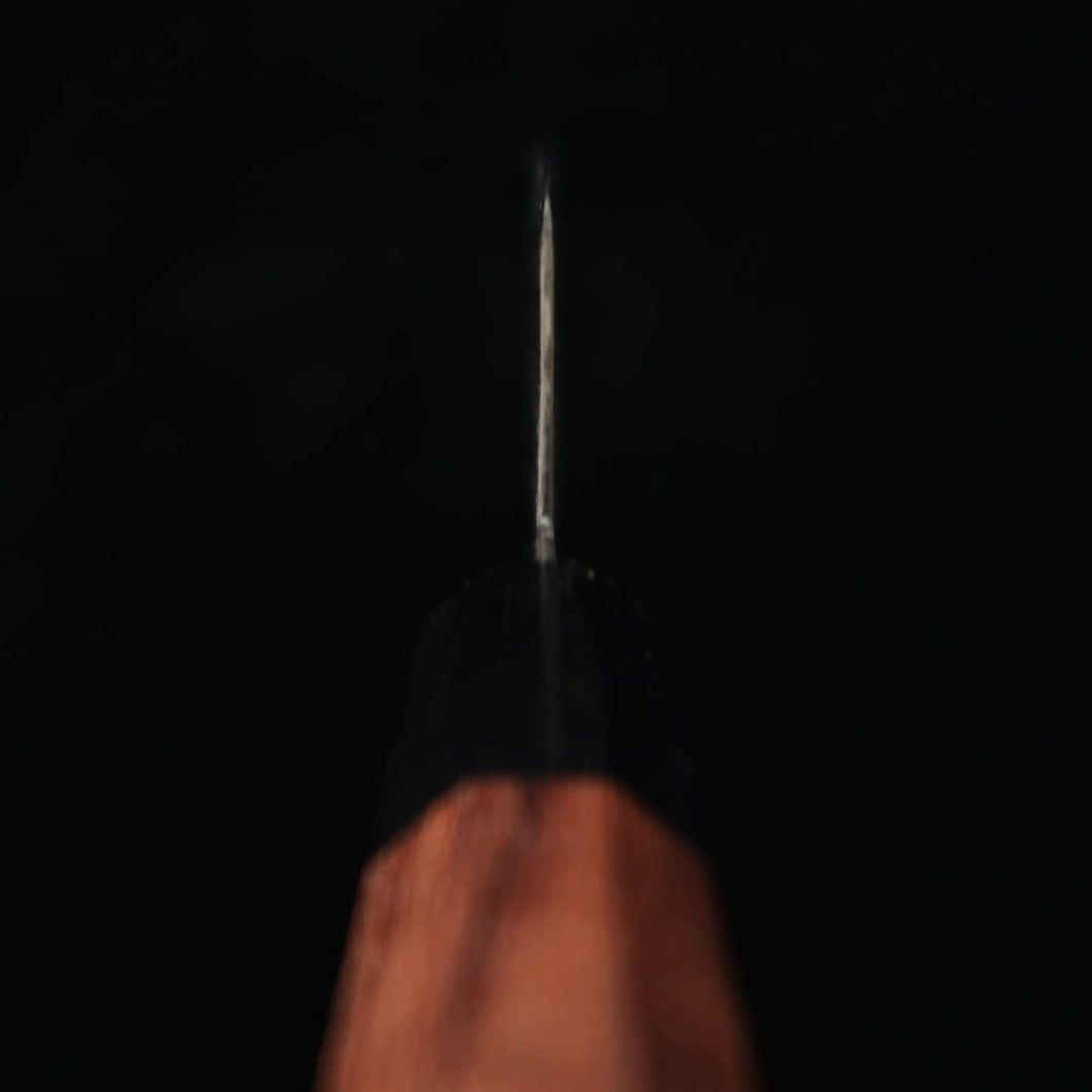 TAKEDA Takeda Hamono, forja manual Bitchū, «Sasa no Ha» (pequeño), acero Hitachi Aogami Super (180 mm)