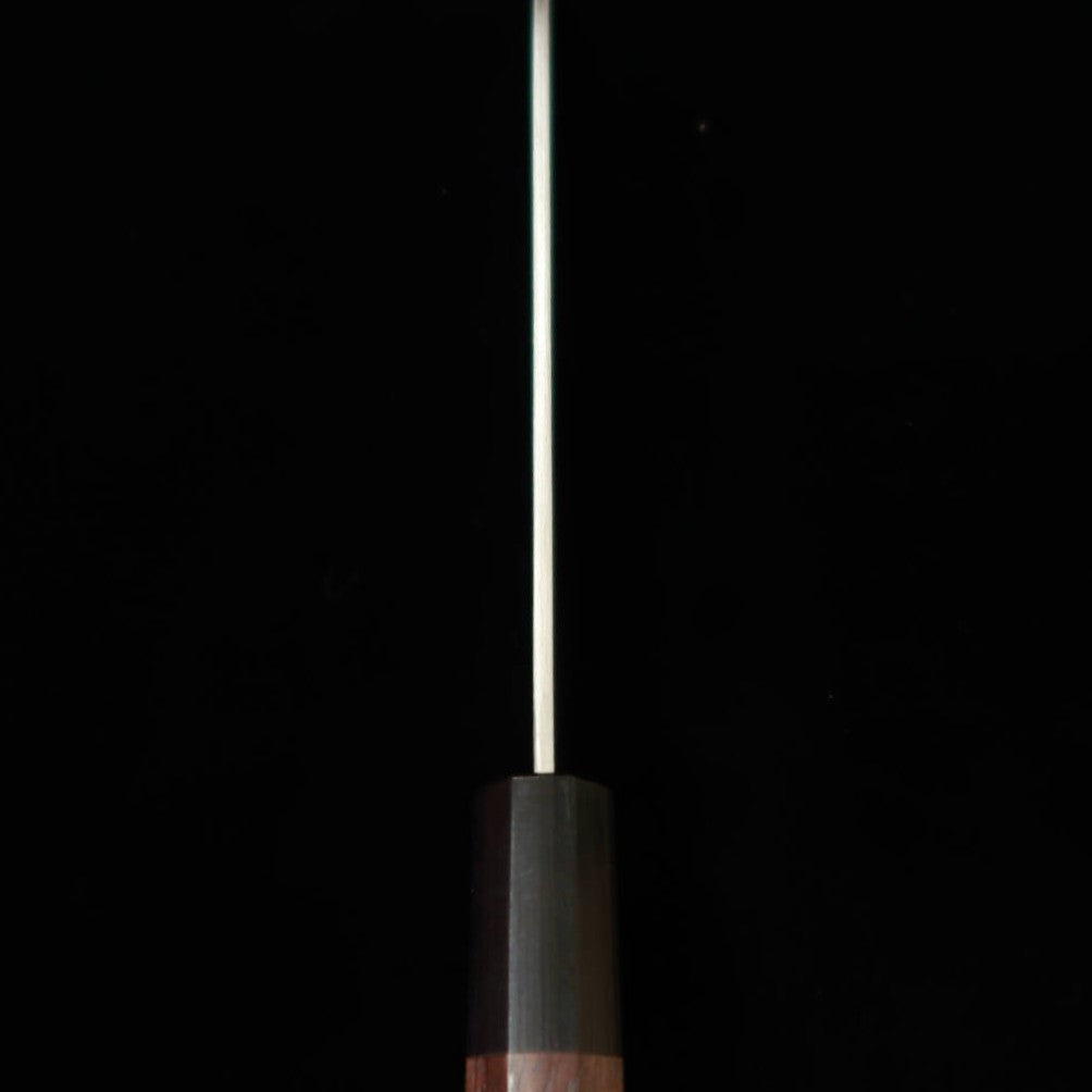 Faca Petty Daruma Hamono, aço Ginpaku nº 3, cabo octogonal de jacarandá (135mm)