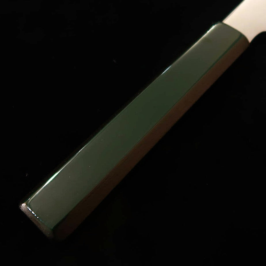 景清KAGEKIYO 菜切 銀紙三号 漆緑呂柄 (180mm)