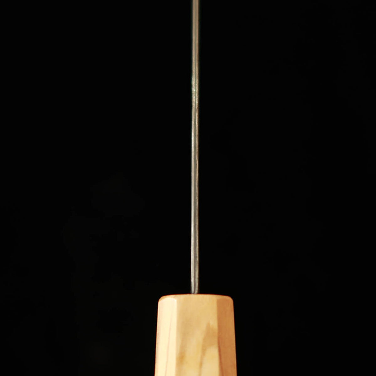 初心 HATSUKOKORO 三徳 銀紙三号 ダマスカス オリーブ八角柄 (170mm)