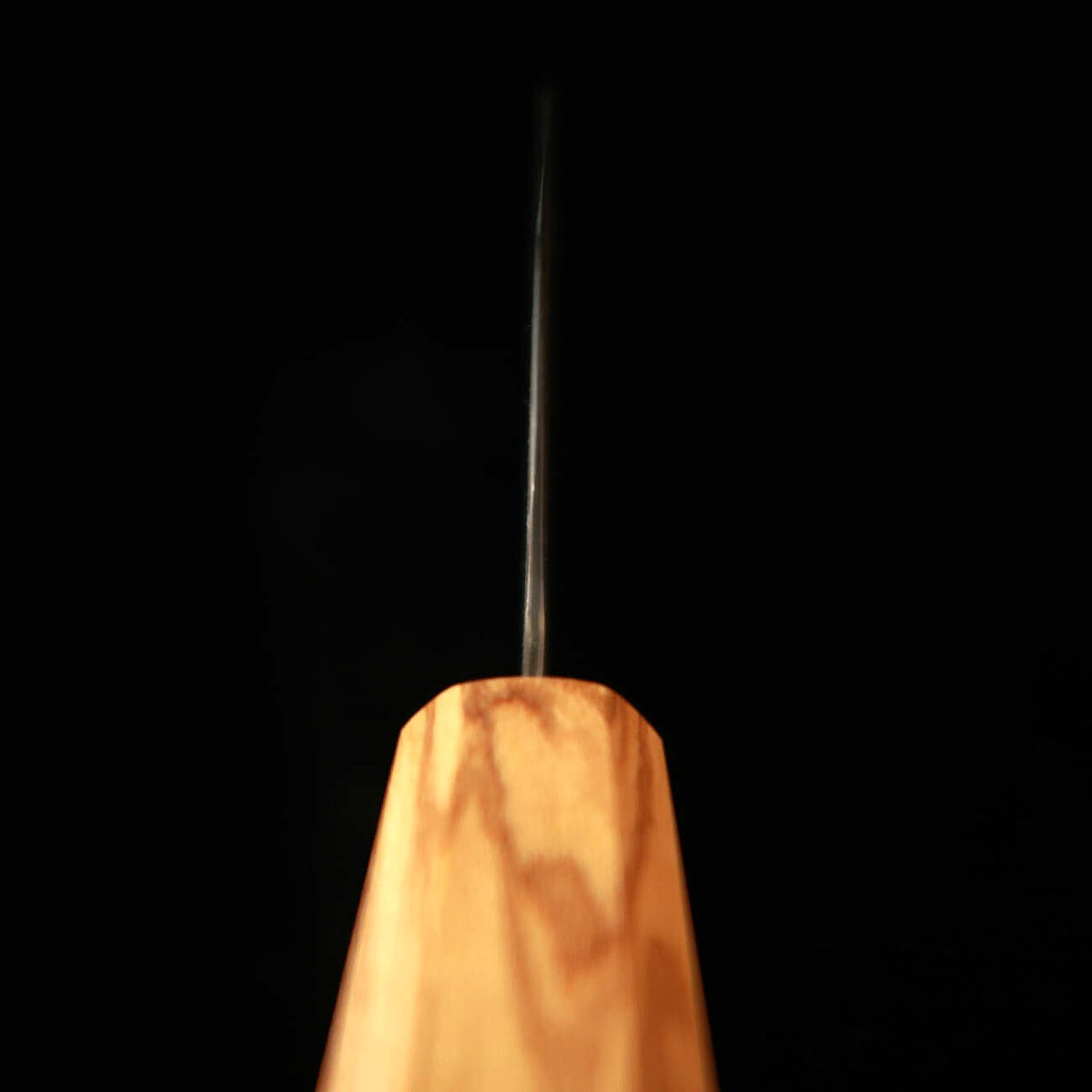 初心 HATSUKOKORO 三徳 銀紙三号 ダマスカス オリーブ八角柄 (170mm)