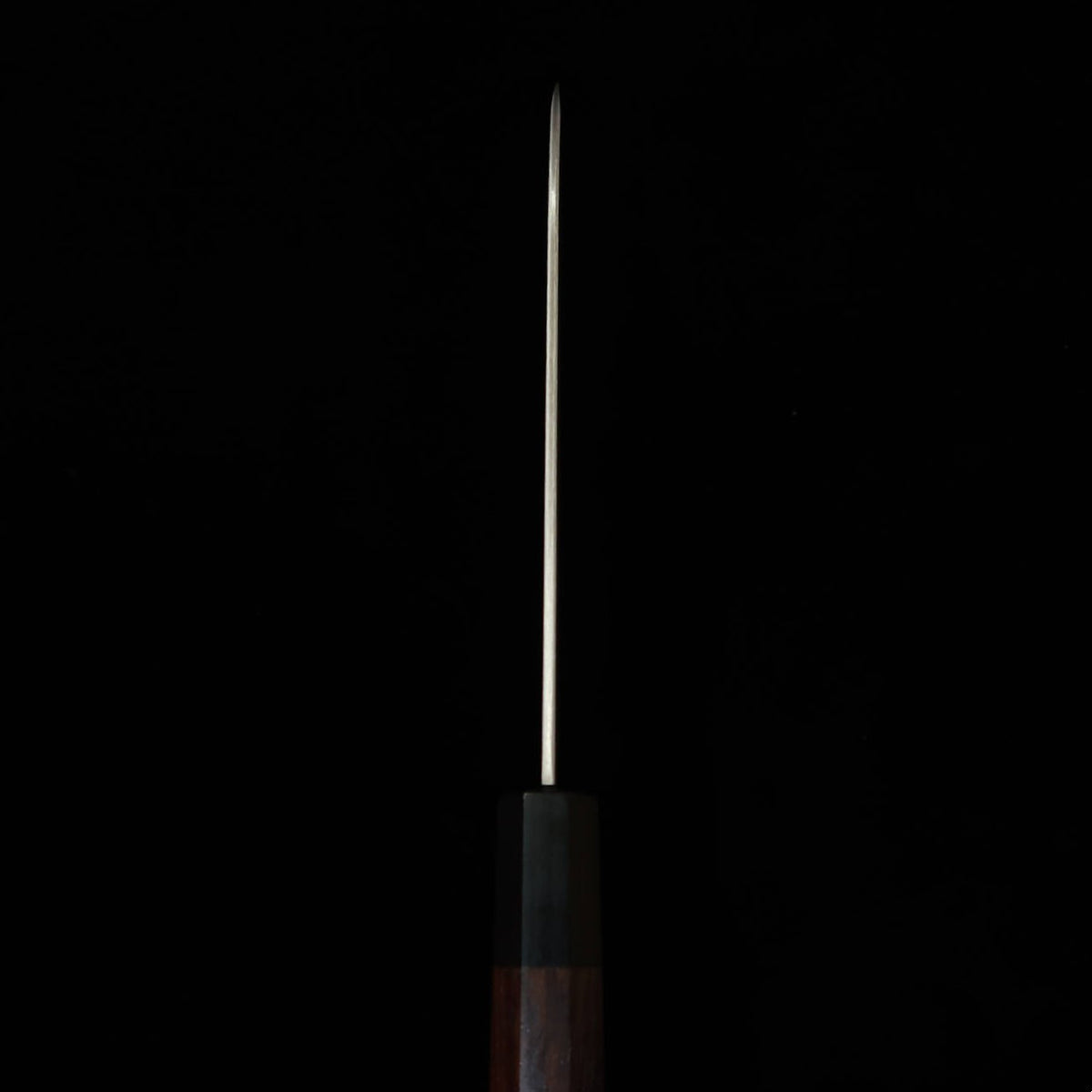 Faca Santoku Daruma Hamono, aço Ginpaku nº 3, cabo octogonal de jacarandá (165mm)