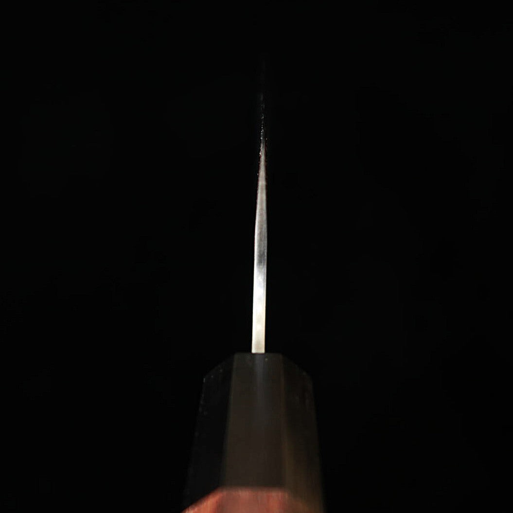 Faca Santoku Daruma Hamono, aço Ginpaku nº 3, cabo octogonal de jacarandá (165mm)