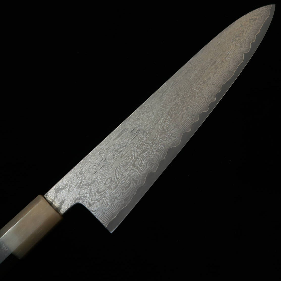 SAKAI KIKUMORI, Série Seiun, Gyuto, VG10, Manche en ébène et corne de buffle blanc (210/240 mm)