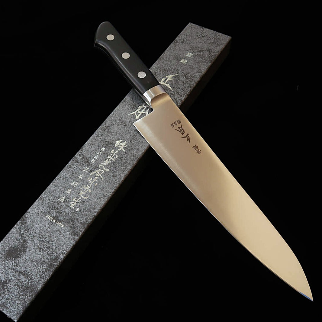 正本総本店 MASAMOTO SOHONTEN 牛刀 ハイパーモリブデン 黒合板柄(210-270mm)