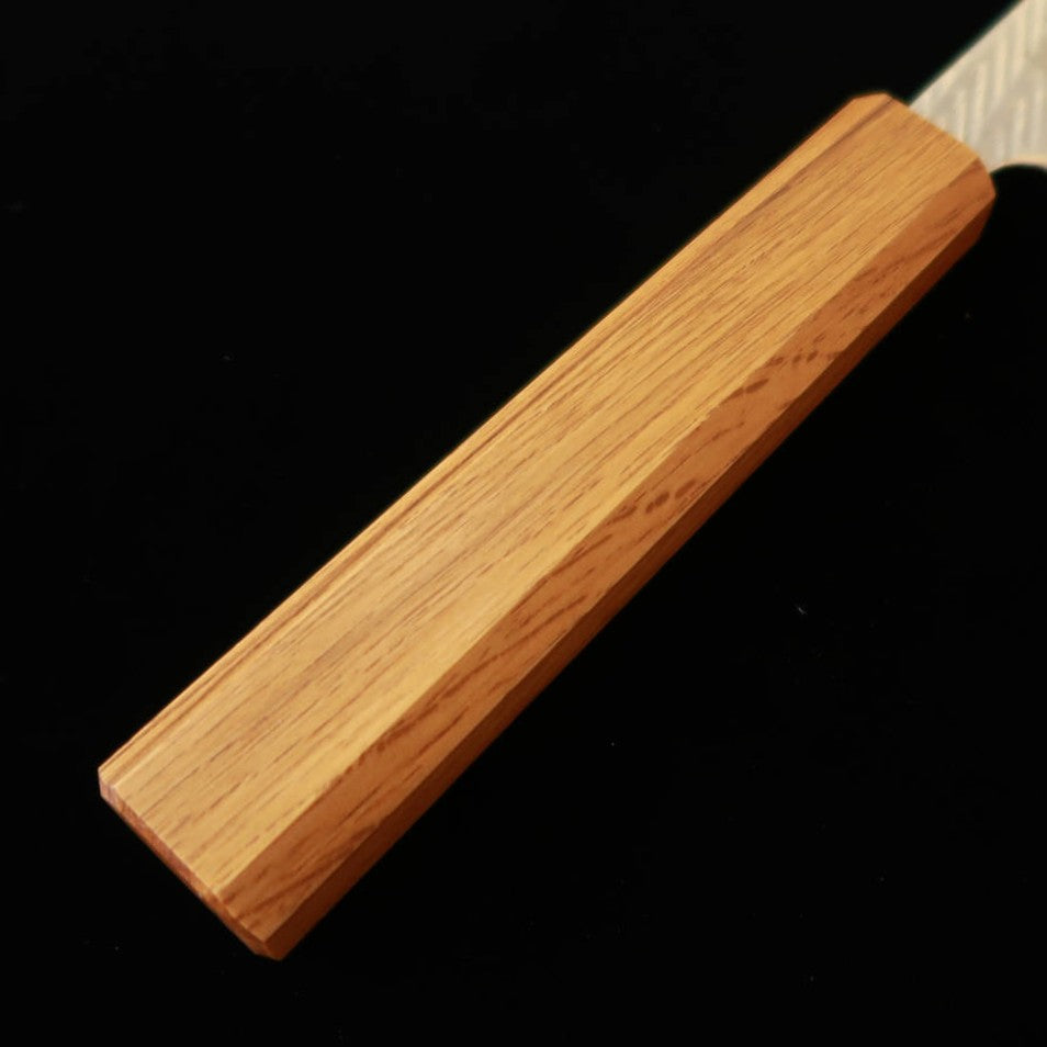 Miura MIURA Nakiri AUS10 Padrão de corda Damasco Cabo octogonal de carvalho (165 mm)