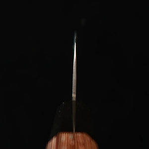 Miura Nakiri VG10 Black Finish Hammered Damascus with Wenge Octagonal Handle (170mm)