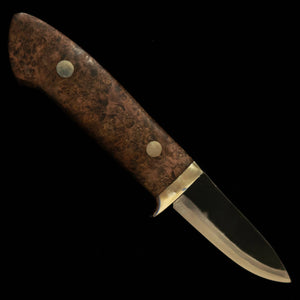 Takeda Cutlery - Bitchu Hand-Forged Blacksmith Masashi Moriya - Buckeye Sheath Knife