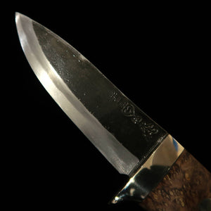 Takeda Cutlery - Bitchu Hand-Forged Blacksmith Masashi Moriya - Buckeye Sheath Knife