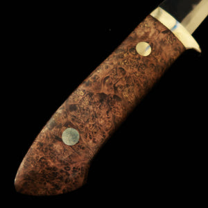 Takeda Cutlery - Bitchu Hand-Forged Blacksmith Masashi Moriya - Buckeye Sheath Knife