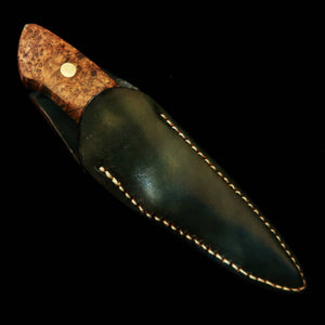 Takeda Cutlery - Bitchu Hand-Forged Blacksmith Masashi Moriya - Buckeye Sheath Knife