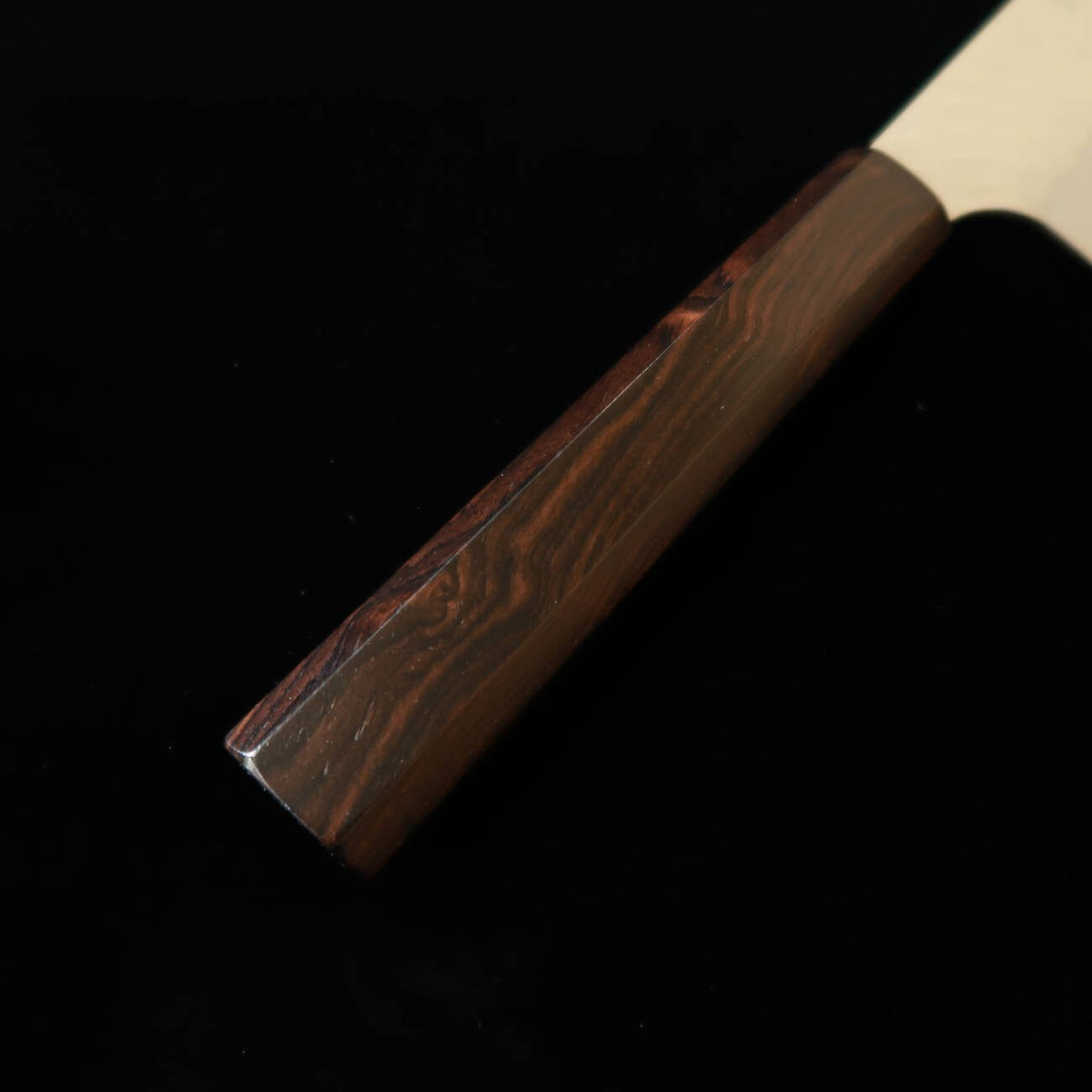 Nigara Hamono Nigara SG2 Polished Tsuchime Gyuto, Full Tang Ebony Handle (210mm)