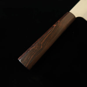 Nigara Hamono Nigara SG2 Polished Tsuchime Gyuto, Full Tang Ebony Handle (210mm)