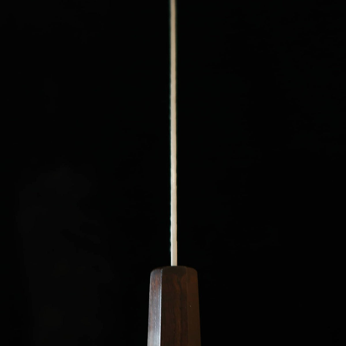 Nigara Hamono Nigara SG2 Polished Tsuchime Gyuto, Full Tang Ebony Handle (210mm)