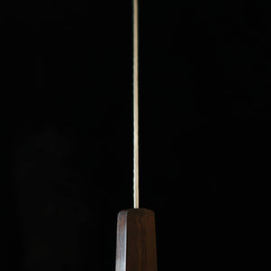 Nigara Hamono Nigara SG2 Polished Tsuchime Gyuto, Full Tang Ebony Handle (210mm)