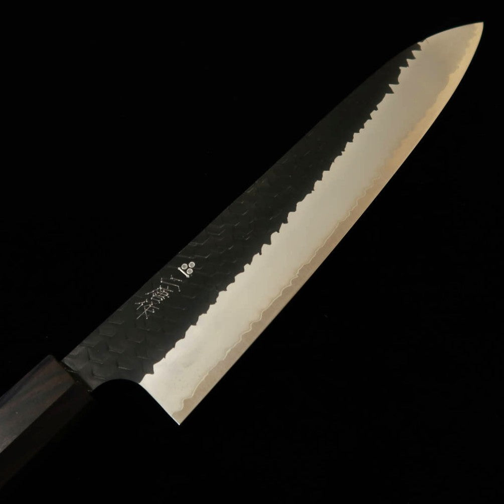Nigara Hamono NIGARA SG2 Polido Tsuchime Gyuto Cabo de ébano inteiriço (240 mm)
