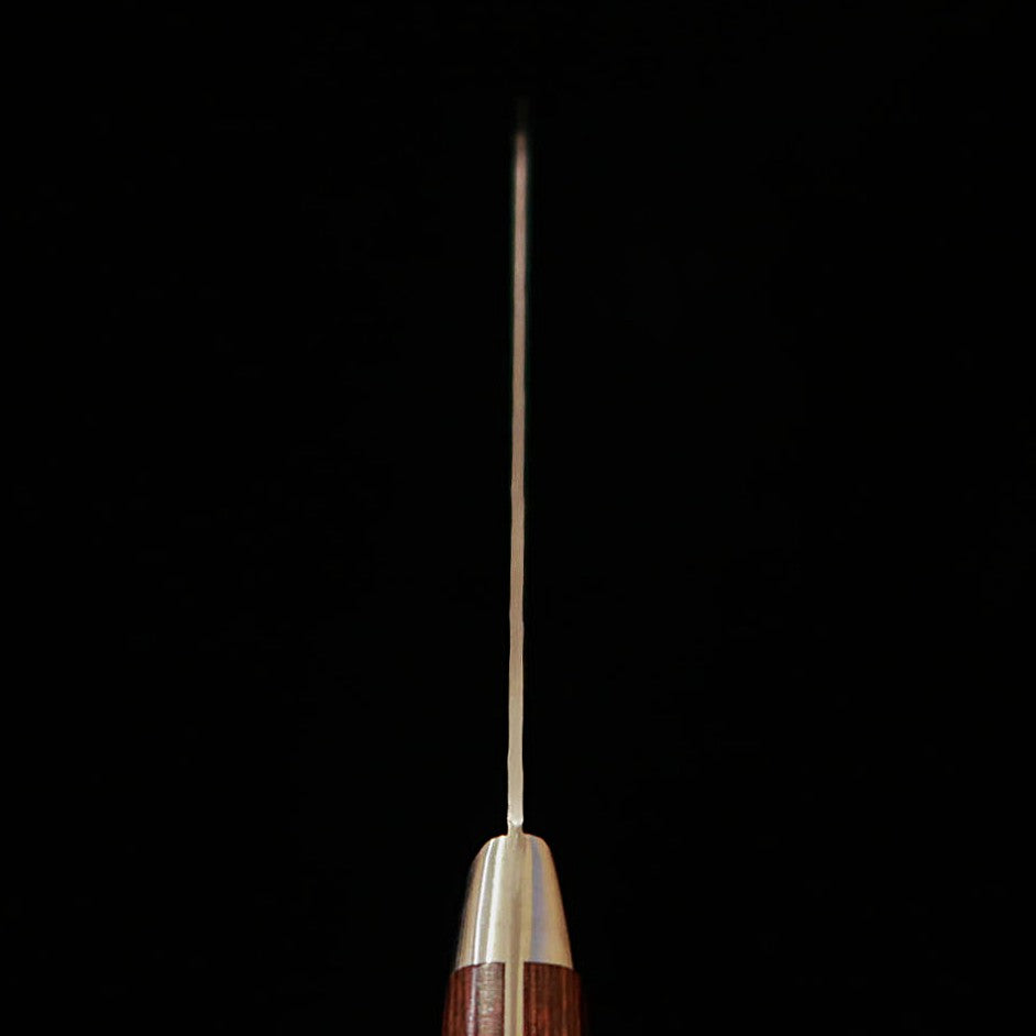 酔心SUISIN 三徳 VG10 鎚目 ダマスカス マホガニー（180mm）