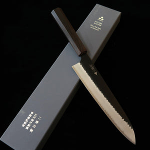 Nigara Hamono NIGARA SG2 Polido Tsuchime Gyuto Cabo de ébano inteiriço (240 mm)