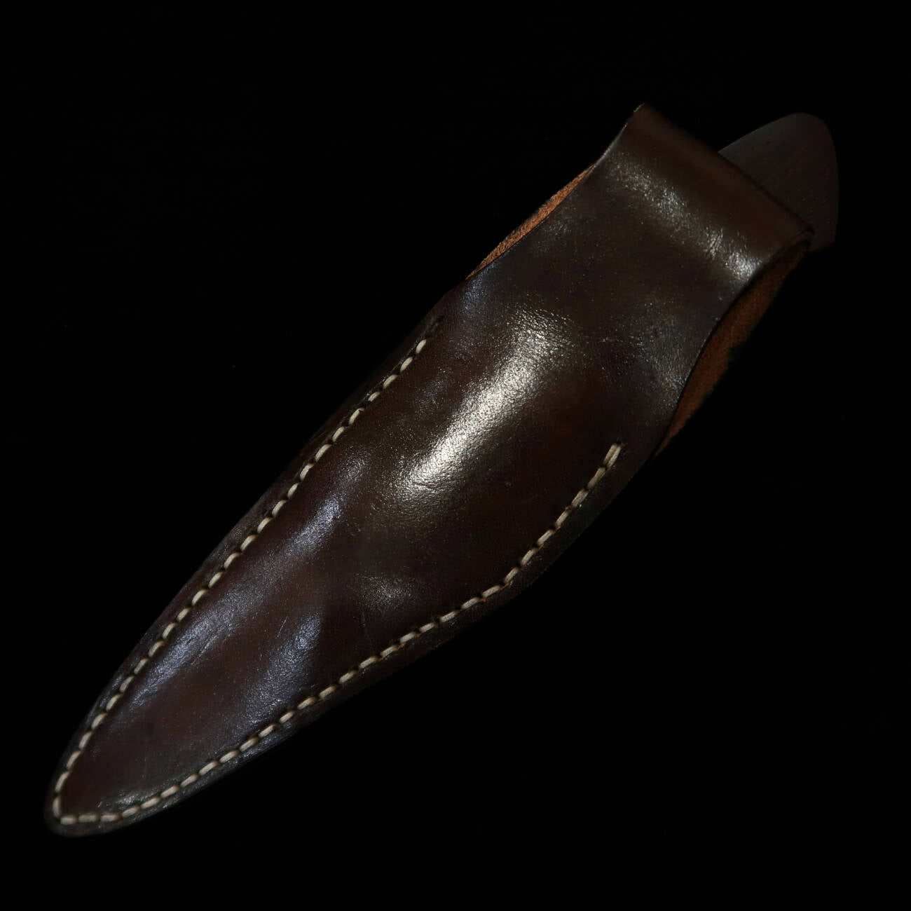 TAKEDA Cuchillería Takeda - Forja artesanal de Bitchū, obra de Masamasa Moriya, cuchillo fijo con funda, ébano