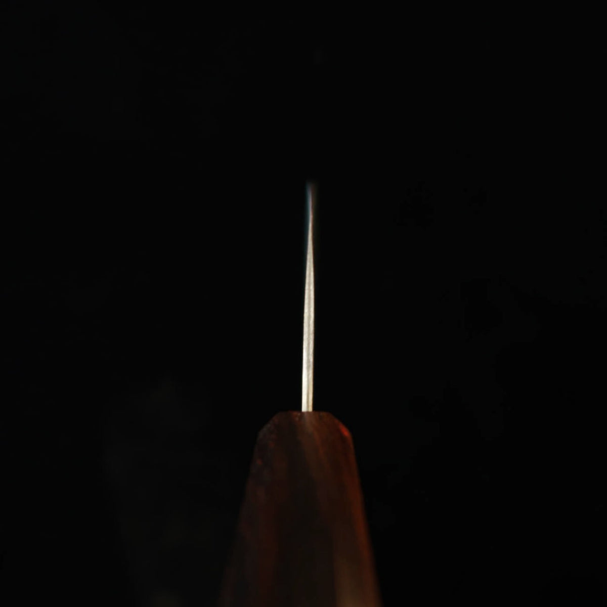 Saji Takeshi SAJITAKESHI Nakiri VG10 Black Damascene Ebony Integrated Handle (165mm)