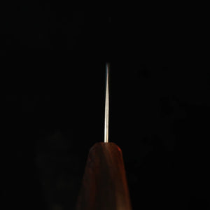 Saji Takeshi SAJITAKESHI Nakiri VG10 Black Damascene Ebony Integrated Handle (165mm)