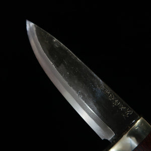 TAKEDA Cutelaria Bitchu Forjado à Mão Moriya Masasaku Faca de Bainha Lacewood A